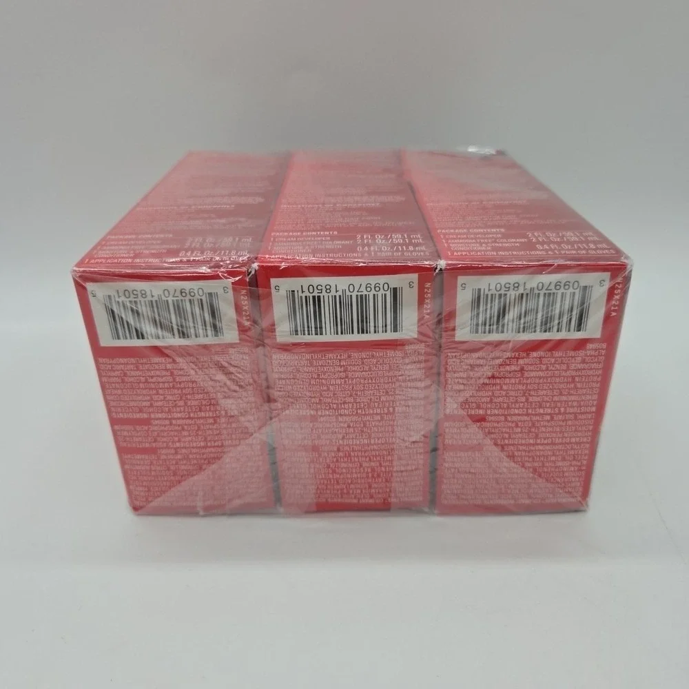 Lot 3 Revlon Colorsilk Permanent Hair Color #10 Black Gray Coverage Ammonia Free